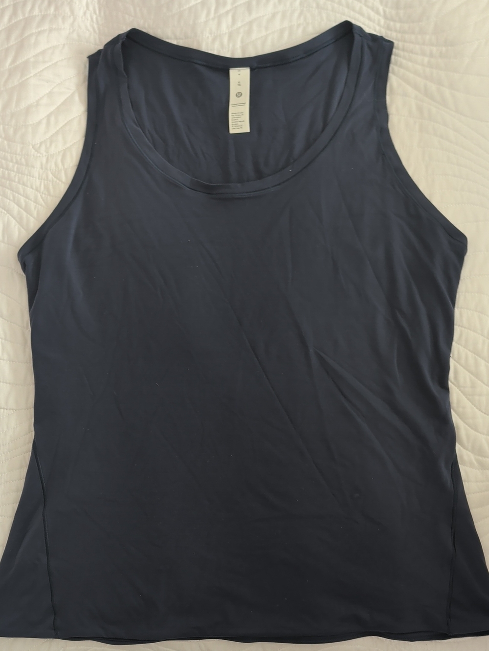 lululemon athletica Navy Scoop Neck Tank